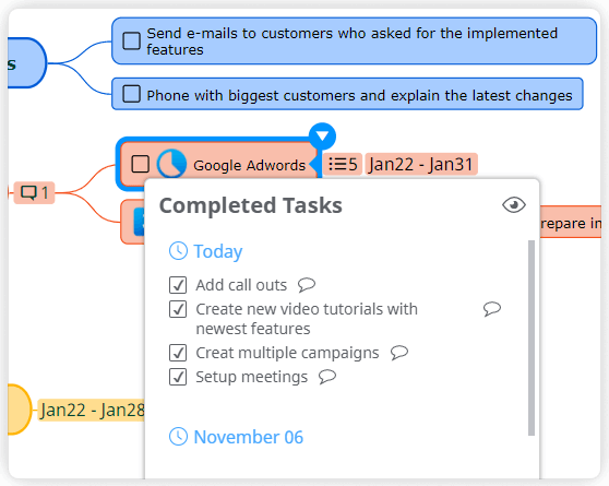 Plan and adapt with online Gantt charts